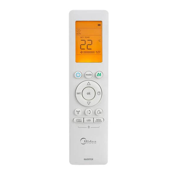 Ar Condicionado Split Inverter Quente e Frio 9000BTUs com Wi-Fi 220V AI Ecomaster Midea