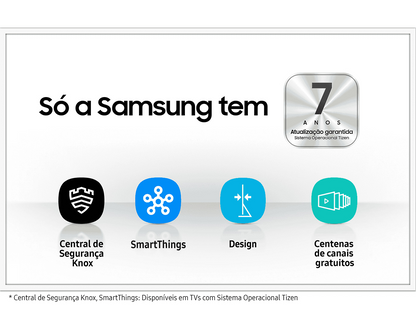 Smart TV 50'' Samsung Crystal 4K UHD HDR 3 HDMI 1 USB Wi-fi U8600F (UN50U8600FGXZD)