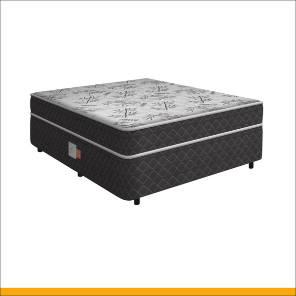 Cama Box Conjugada Ortopedica De Espuma Casal Lucas Home Unique 138 cm