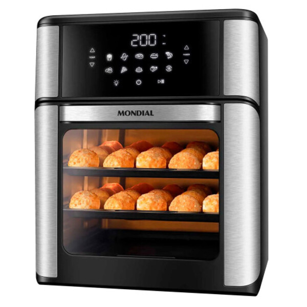 Fritadeira Air Fryer Forno Oven 12l Mondial Afon-12l-bi 2000w 127V