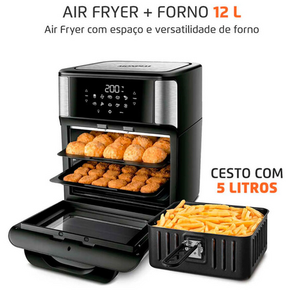 Fritadeira Air Fryer Forno Oven 12l Mondial Afon-12l-bi 2000w 127V